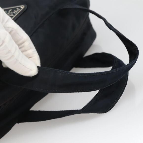 PRADA Hand Bag Nylon Navy Silver - Picture 7 of 12